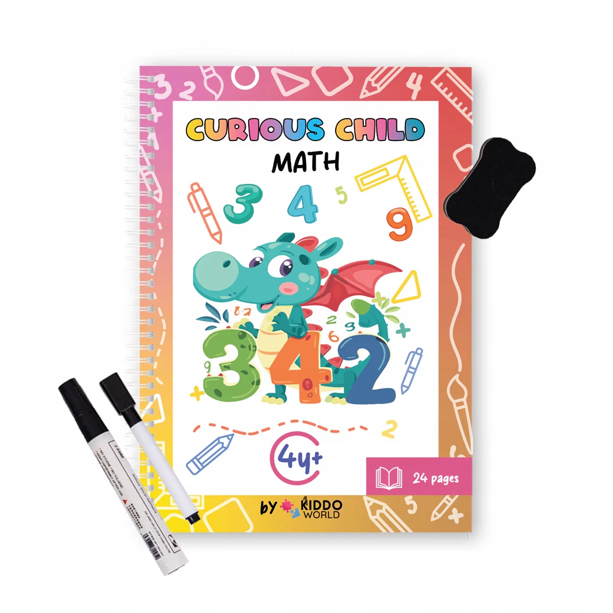 Matematický zošit Curious Child (4+ roky)